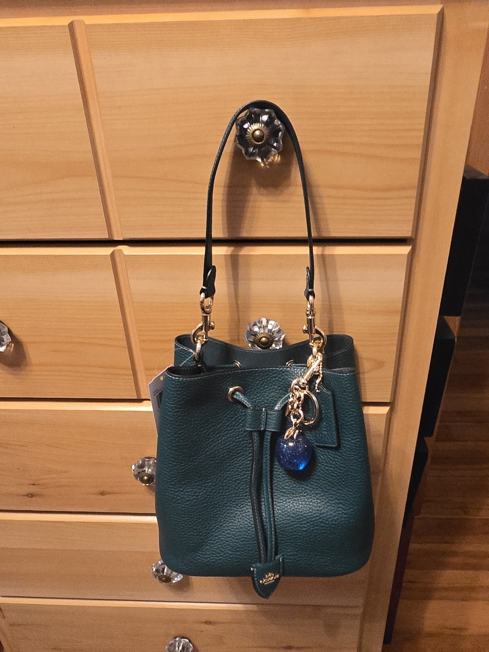 Coach Emerald Rowan Bucket Bag NWT